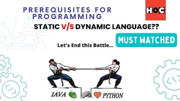 Static and dynamic language | What
