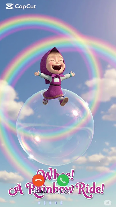 Masha's hilarious ringtone 🎶 #masha #funny #calling #shorts #trending #iphoneringtone #cartoon