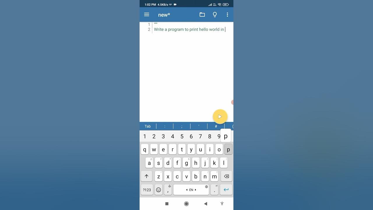 Python program to print hello world youtube