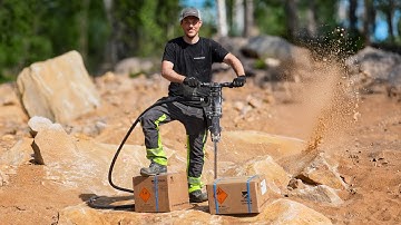 Drilling and Blasting Rock in the Forest – Testing a Surface Charge
