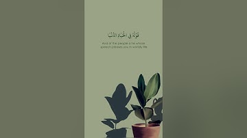 ﴿ وَمِنَ النَّاسِ مَن يُعْجِبُكَ قَوْلُهُ ﴾ | محمد ايوب - سورة "البقرة"