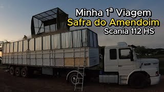 Top! 1ª viagem do Motora Advogado e o Scania 112 comprado no Leilão da Federal - Safra do amendoim!