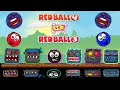 Red ball 4  red ball 3  twin duel walkthrough with blueberry  red ball complete gameplay