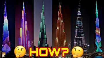 How did they light up the Burj Khalifa? | Facade Lighting Technology | TECH & ENGINEERING