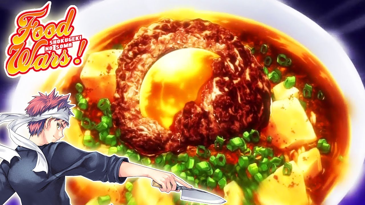 EL SUPER PICANTE🔥Mapo Tofu de SHOKUGEKI NO SOMA! 🔪(FOOD WARS!) YouTube