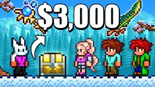 Terraria $3,000 Race, But Chests Give Random Items..