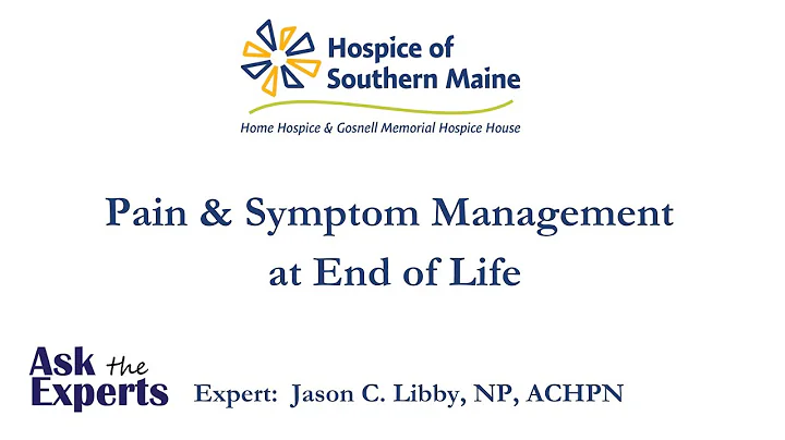 Jason Libby Ask The Experts: Pain and Symptom Mana...