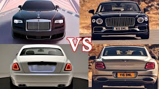 Bentley Flying Spur Vs Rolls Royce Ghost Super Luxury Flagship Sedan Cars Review Youtube