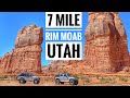 7 Mile Rim Moab Utah, Uranium Arch, Determination towers, Geahr Offroad, Adventure Awaits.