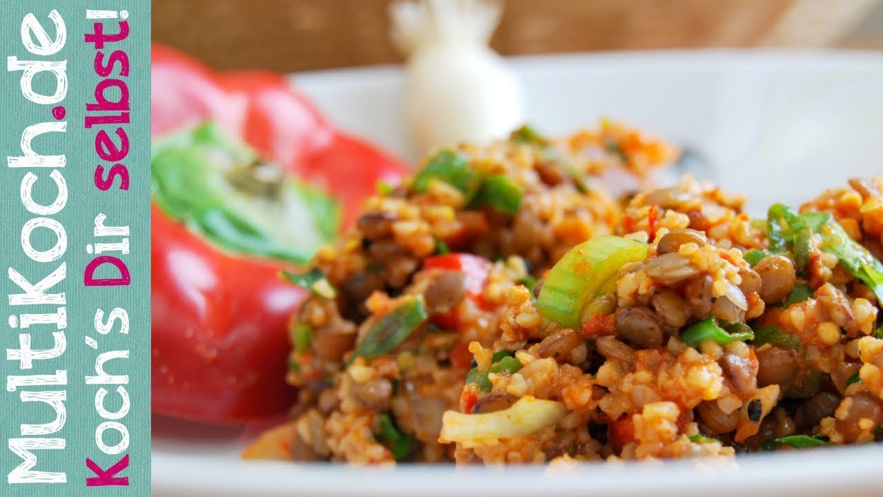 Bulgur-Linsen Salat: Vegane Köstlichkeit - YouTube