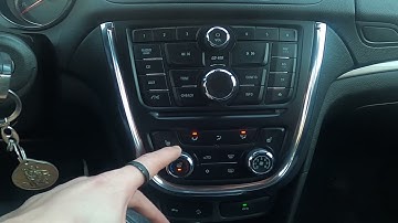 How to Change Airflow Temperature in Opel Mokka I ( 2012 – 2019 ) - Adjust Blowing Temperature