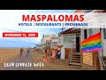 Gran Canaria Maspalomas Costa Meloneras November 12, 2020 💦 Beach & Promenade Theta Storm❗️❗️❗️