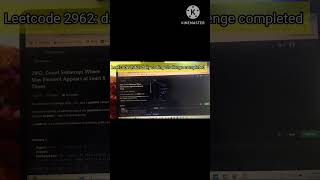 leetcode 2962:Today daily coding challenge|| #leetcode #dailycodingchallenge #trending
