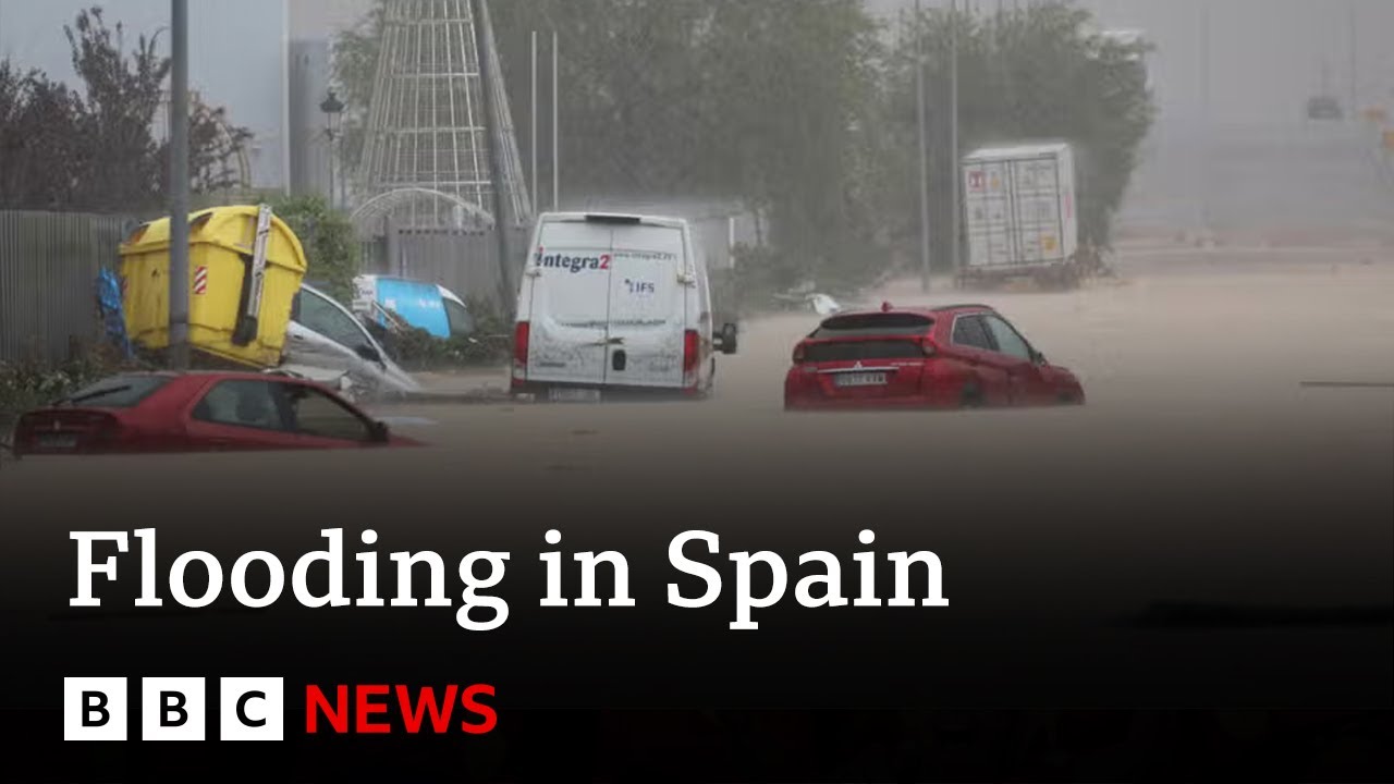 Flooding claims lives in Spain after record rainfall – BBC News
