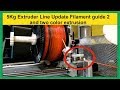 DIY 5 Kg Extruder LineUpdate Filament guide 2 and two color extrusion Verbesserung