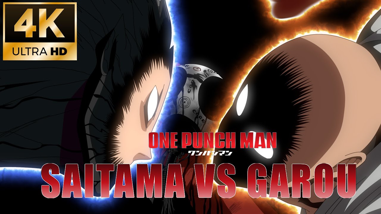 SAITAMA vs COSMIC GAROU, Full Fight Animated HD