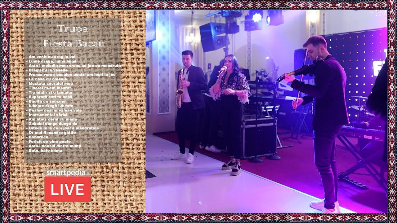 🔴[ LIVE ]  - Trupa Fiesta din Bacău - Am venit cu drag la voi