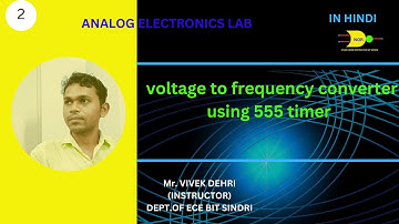 voltage to frequency converter using 555 timer, vco,