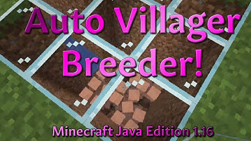 How to build an Automatic Villager Breeder in Minecraft (Java Edition 1.16)