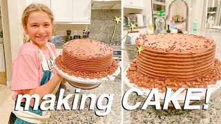 Making The Best CHOCOLATE CAKE | CILLA AND MADDY