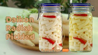 [English SUB] Easy Pickled Daikon Radish Recipe | How to Cook Daikon Radish Pickle