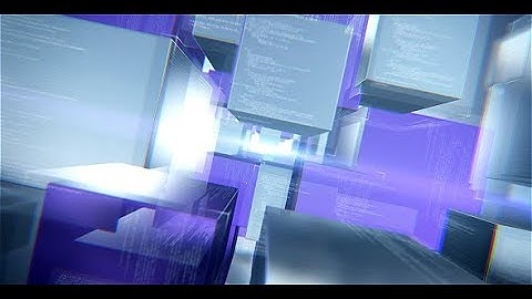 Abstract Cubes Background /// After Effects Template