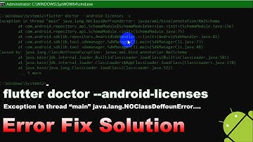 How to Fix Flutter License Issue in Android