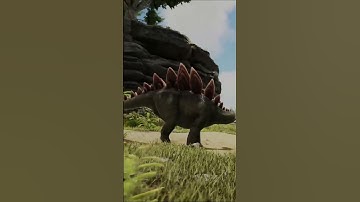 How To Tame A Stegosaurus In Ark Survival Evolved #shorts #ark