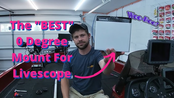 LIVE SCOPE TRANSDUCER POLE DIY (made from a bike mount) CHEAP