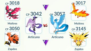 GALARIAN BIRDS vs KANTO BIRDS in Pokemon GO.