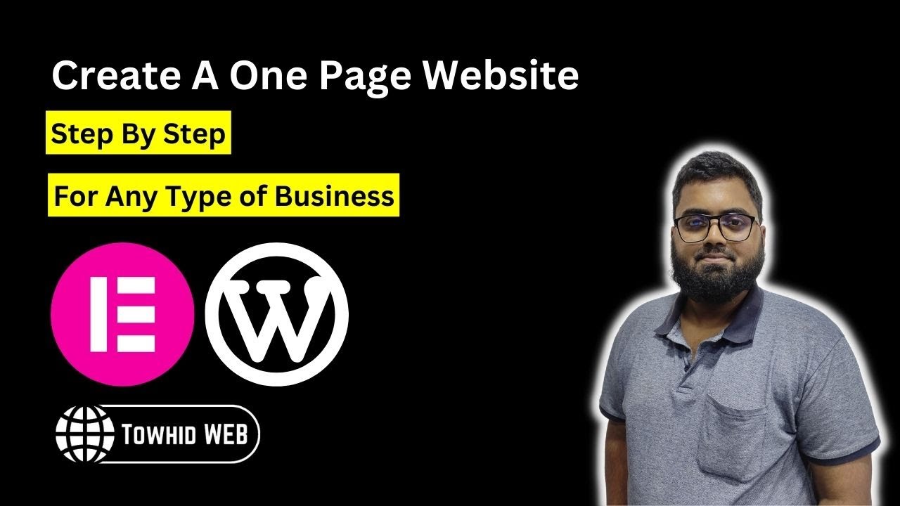 How To Create A Single Page Website With Elementor 2024 | Elementor Pro ...
