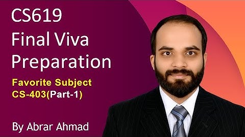 CS403 DBMS | Favorite Subject | CS619 viva preparation