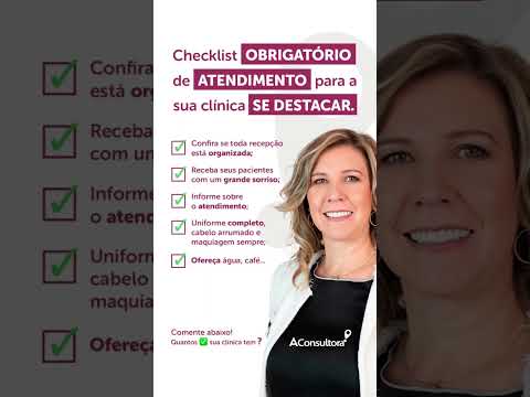 Checklist da recepção