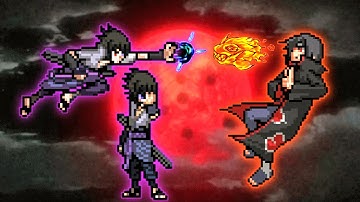 Sasuke Rinnegan V2 OP & Sasuke Indra OP VS Itachi S1 OP in Jump Force Mugen