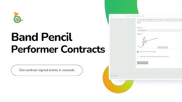 Performer Contracts - Band Pencil