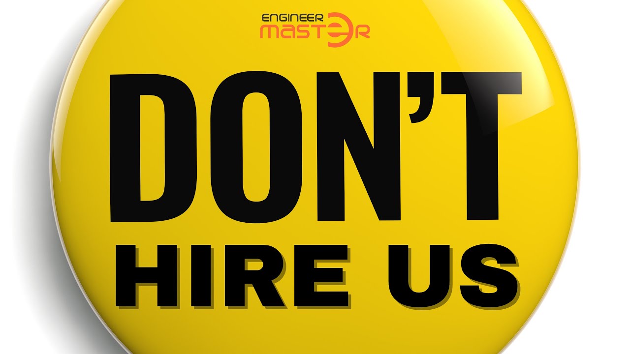 DON'T HIRE US - Engineer Master Solutions will never disappoint! - YouTube