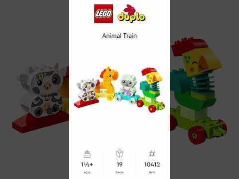 PREVIEW: LEGO Duplo, Animal Train, set 10412, LEGO 2024