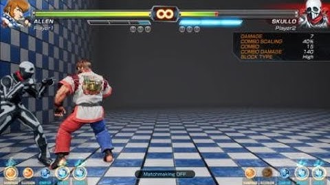 FIGHTING EX LAYER BETA (DEMO) - Allen combo