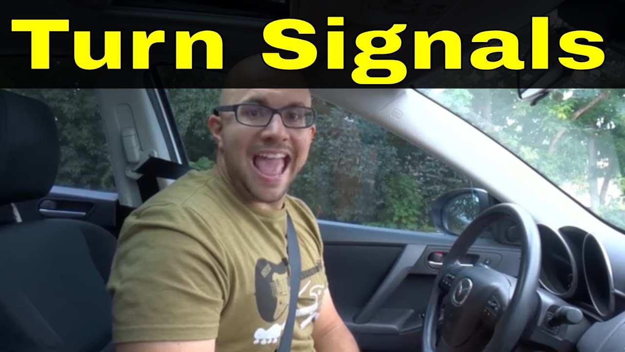 Using Your Turn Signals Properly-Driving Lesson - YouTube
