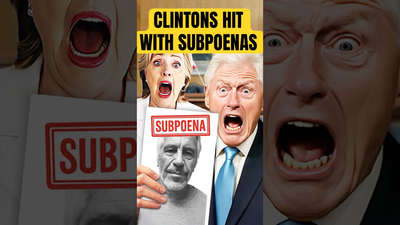 Clintons Ordered to Testify on Epstein…