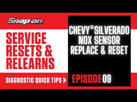 Service Resets & Relearns: Chevy Silverado NOx Sensor Replace & Reset | Snap-on