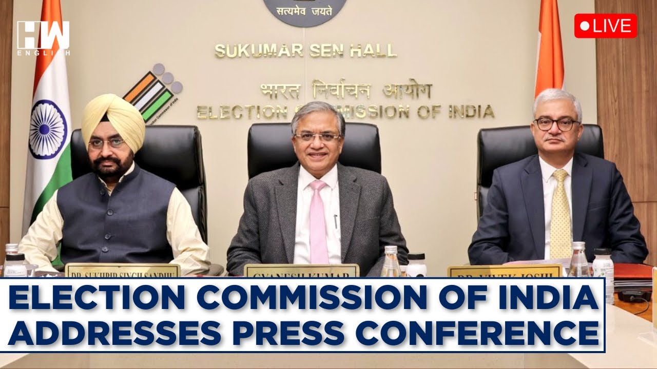 Election Commission LIVE | Election Commission Of India Addresses Press ...