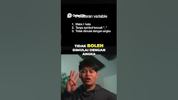 Aturan Penamaan Variabel  Panduan Lengkap & Mudah