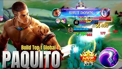 NEW PAQUITO BUILD AND FREESTYLE FULL TUTORIAL!! (easy one shot) - MLBB