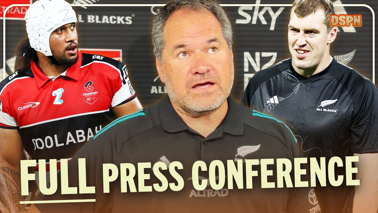 Dave Rennie on Sir Graham Henry, Richie Mo'unga & All Blacks Captaincy | FULL PRESS CONFERENCE