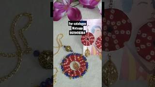 #jewellery #shortvideo #necklacesetcollection #viralvideo @Zeeartjewellery  #fabricjewelry