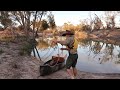 3 Nights Solo Camping on an Outback River / Bushcraft, Open Fire Cooking, Canoeing Oil Painting