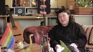 Coco Solid, 2019 Arts Foundation Laureate Receiving The Award For Mixed Media