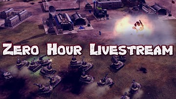 C&C Generals Zero Hour 3v3 50k TF Livestream Pro Rules + 1 SW & 1v1s