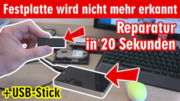 Kann man eine externe Festplatte reparieren?